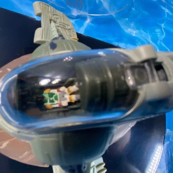 Star Wars - Boba Fett SLAVE 1 Ultra Titanium Series Diecast  Vehicle Hasbro 2006 - Picture 8 of 16